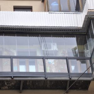 Противопожарный витраж для балкона / серия FRM7368